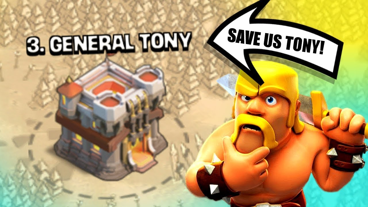 CAN GENERAL TONY SAVE CLAN WARS!? - Clash Of Clans