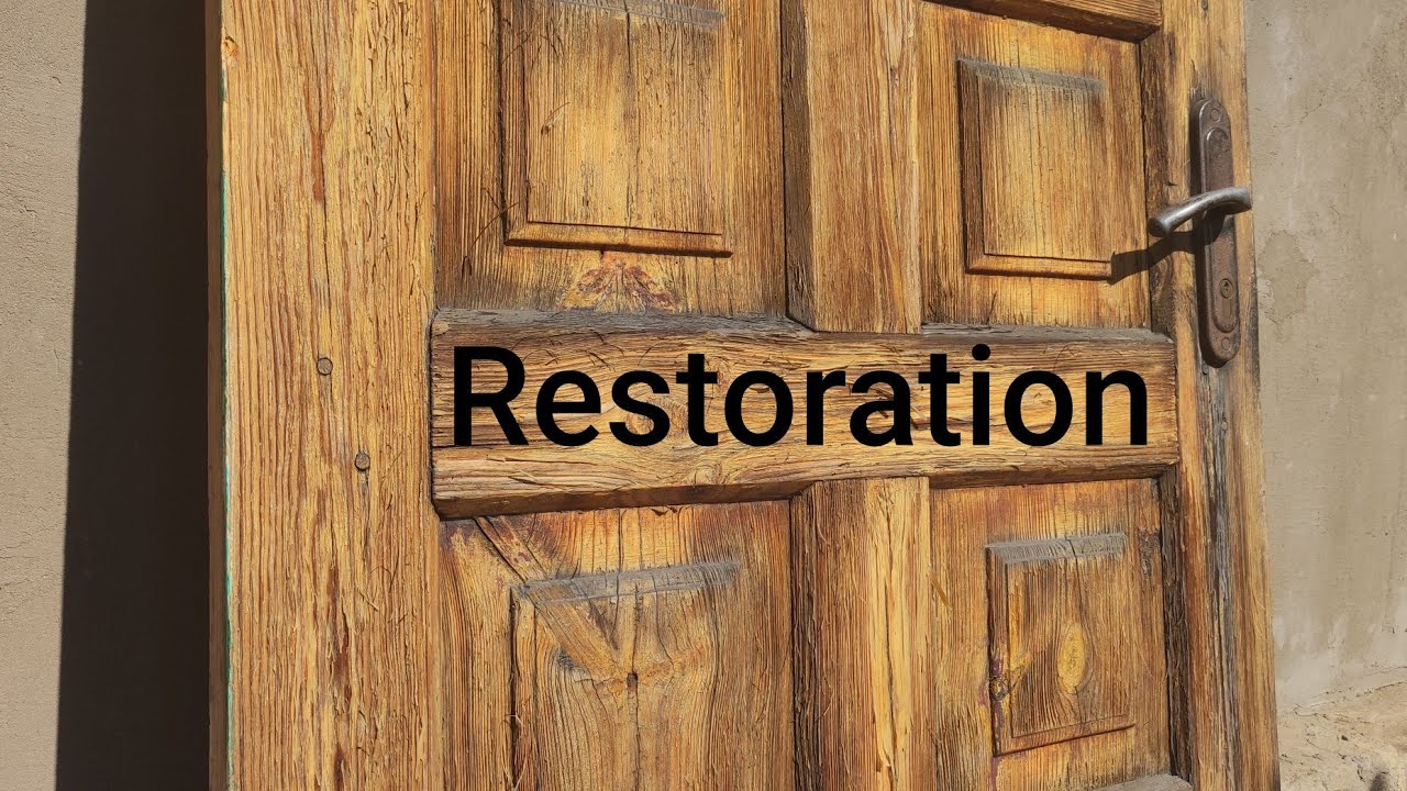 Restoration of a door that was about to be sent to the TRASH