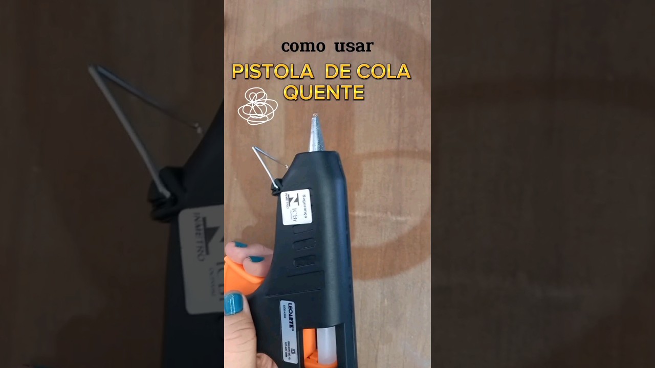 COMO EU USO MINHA PISTOLA DE COLA QUENTE
