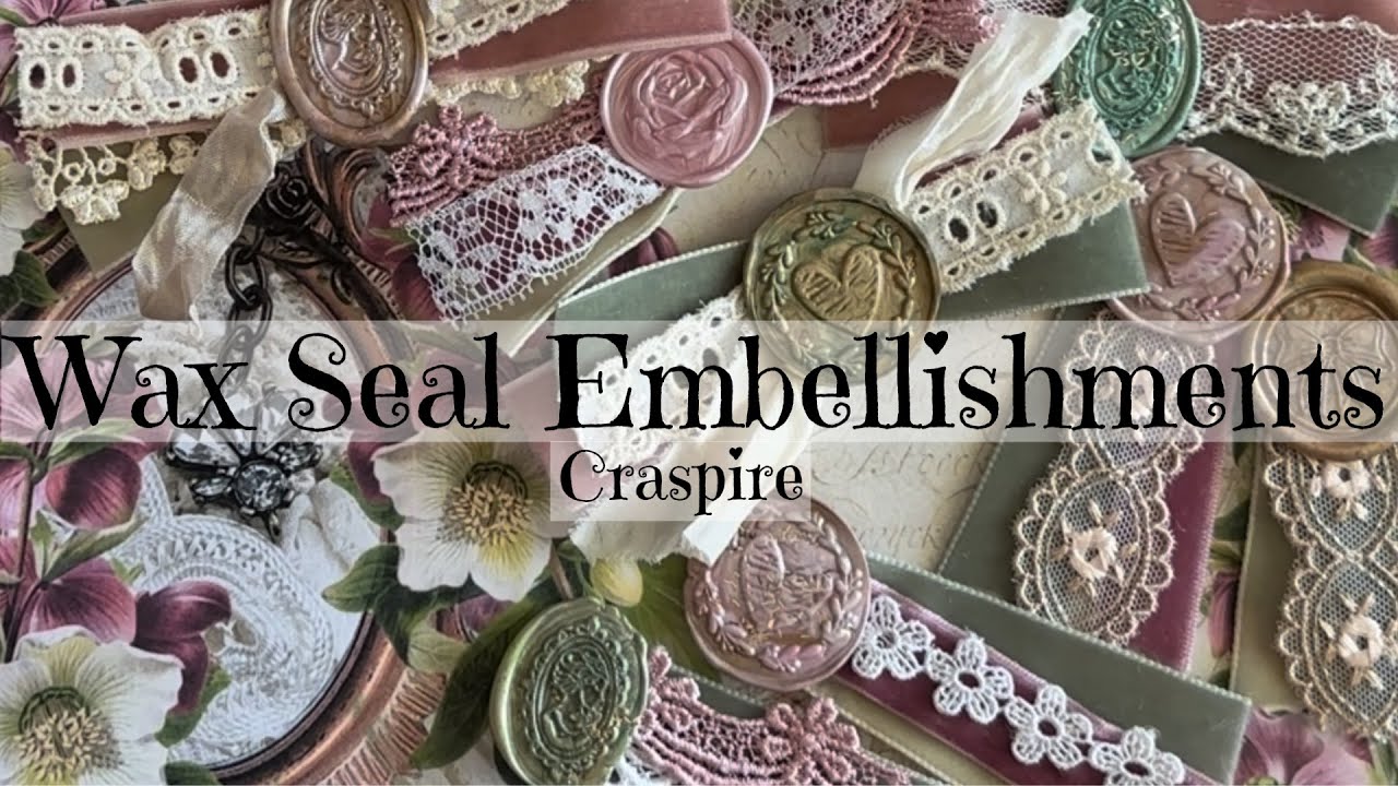Wax Seal Ribbon Embellishments | @craspire