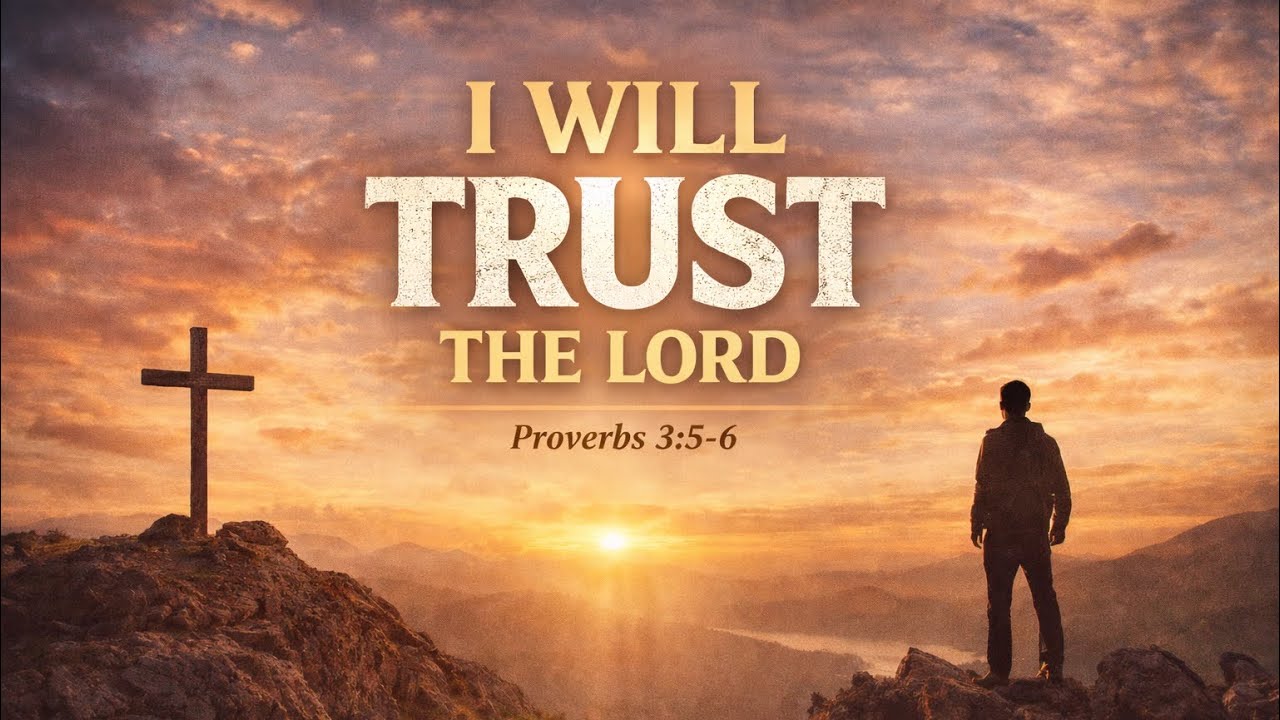“I will trust” Proverbs 3:5-6