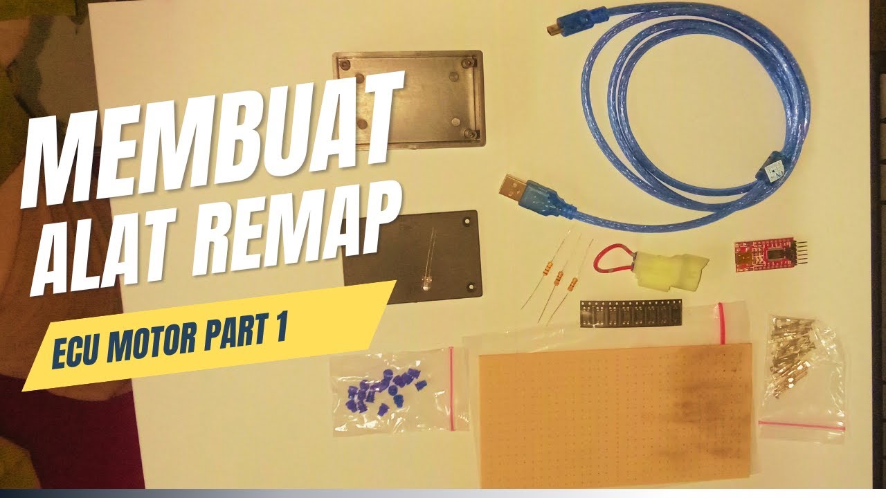 BELAJAR BARENG MEMBUAT ALAT REMAP ECU MOTOR MODAL 100 RIBU PART 1