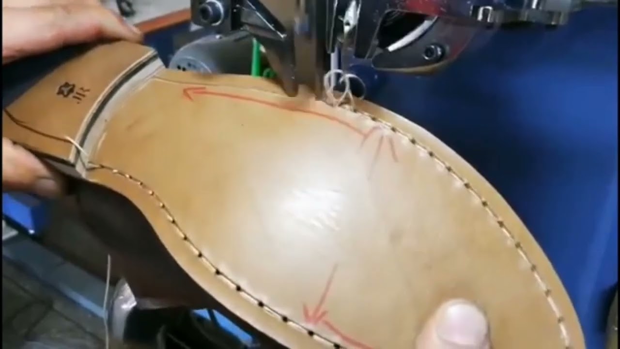 shoes insole stitching machine..