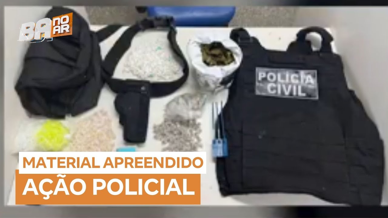 Confronto em operação policial termina com apreensão de armas e drogas em Valéria (BA)