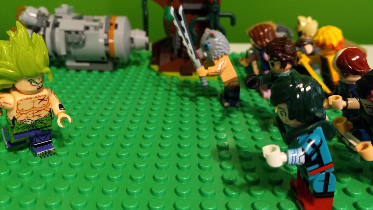 Anime vs Broly [Anime Crossover Series Part 1] - Lego Stop Motion