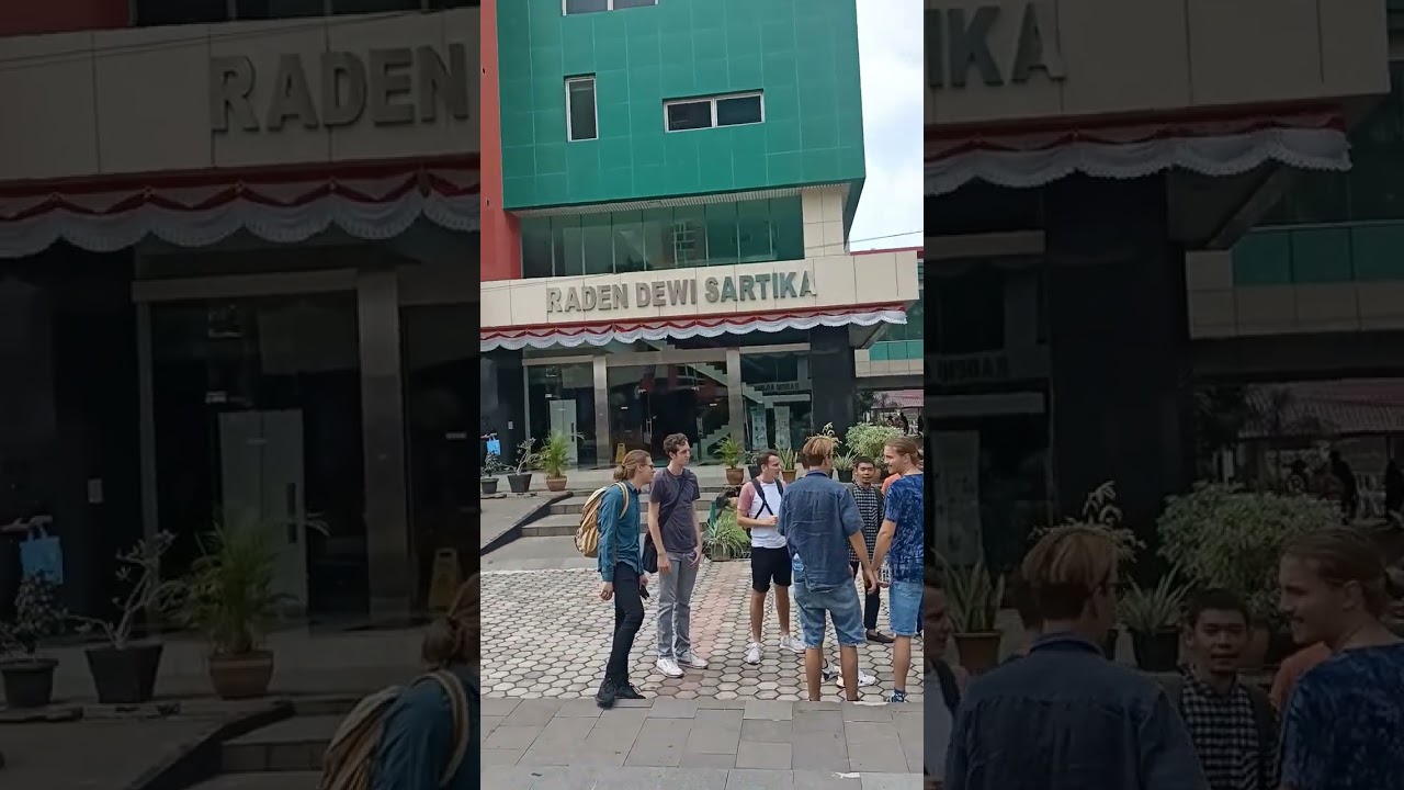 Suasana kampus UNJ Jakarta Kedatangan Mahasiswa asing luar negeri | Short video