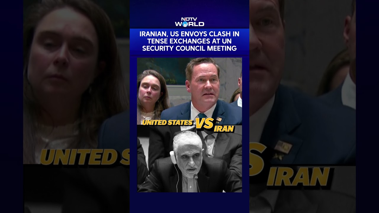 Iranian, US Envoys Clash In Tense Exchanges At UN Security Council Meeting