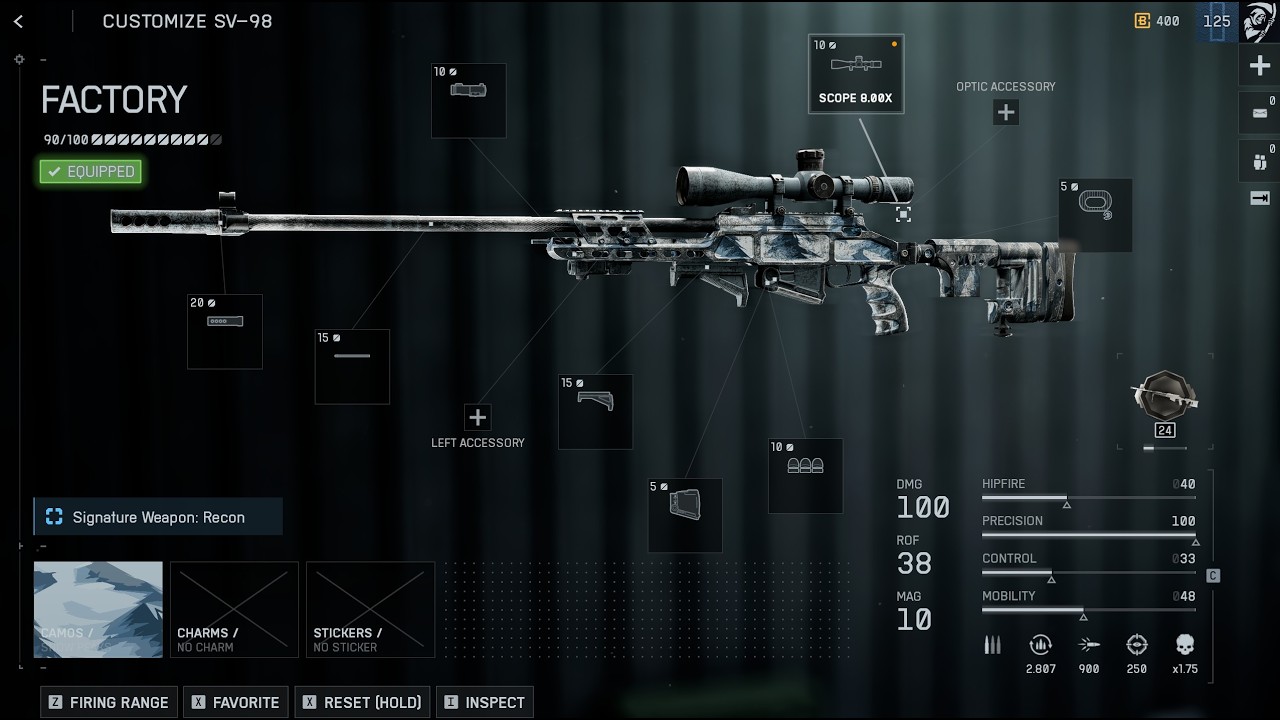 Sniping with the SV98 on the New Map