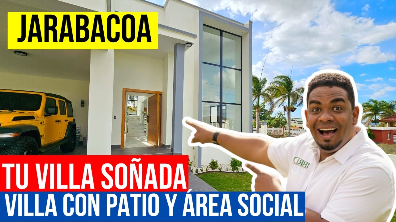 JARABACOA | VILLA GRANDE | FAMILIA GRANDE | CONFORT | CLASE | ESTILO | COMPLEJO CERRADO | HAMACA