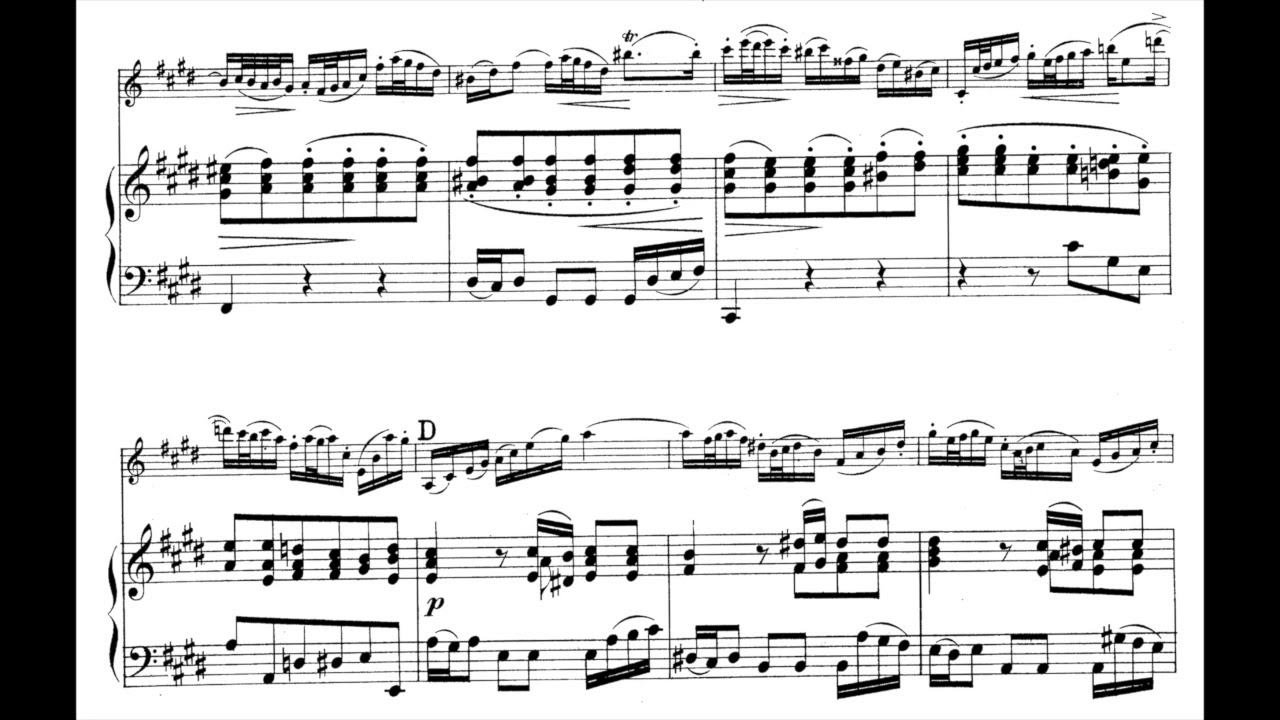 Bach - Violin Concerto in E major, 2nd Mov. (piano accompaniment)