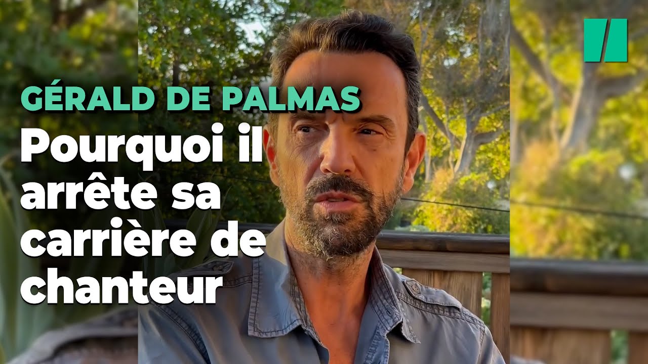 Gérald de Palmas arrête de chanter à cause de ce problème
