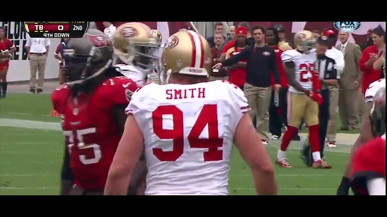 Justin Smith | 2013/2014 Highlights | San Francisco 49ers