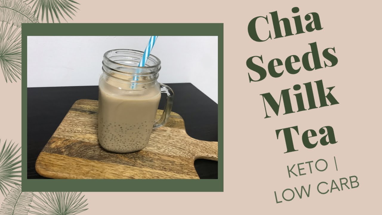 How to make Chia Seeds Milk Tea | Milk Tea | Keto | Low Carb | Healthy | Sugar Free