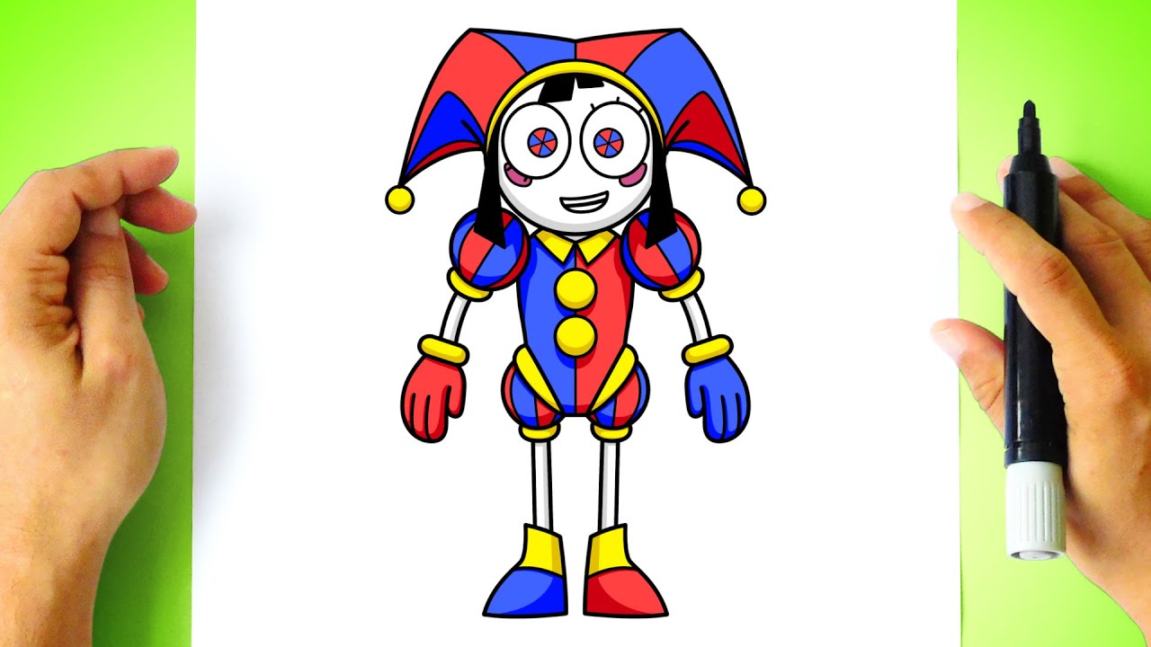 Como DESENHAR a POMNI - Como DIBUJAR a POMNI - The Amazing Digital Circus