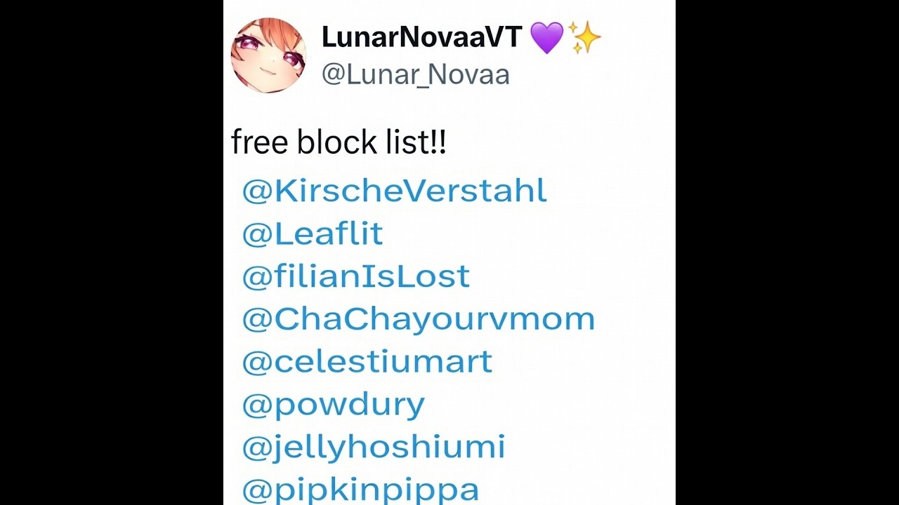 The Based Vtuber List just Dropped!!!