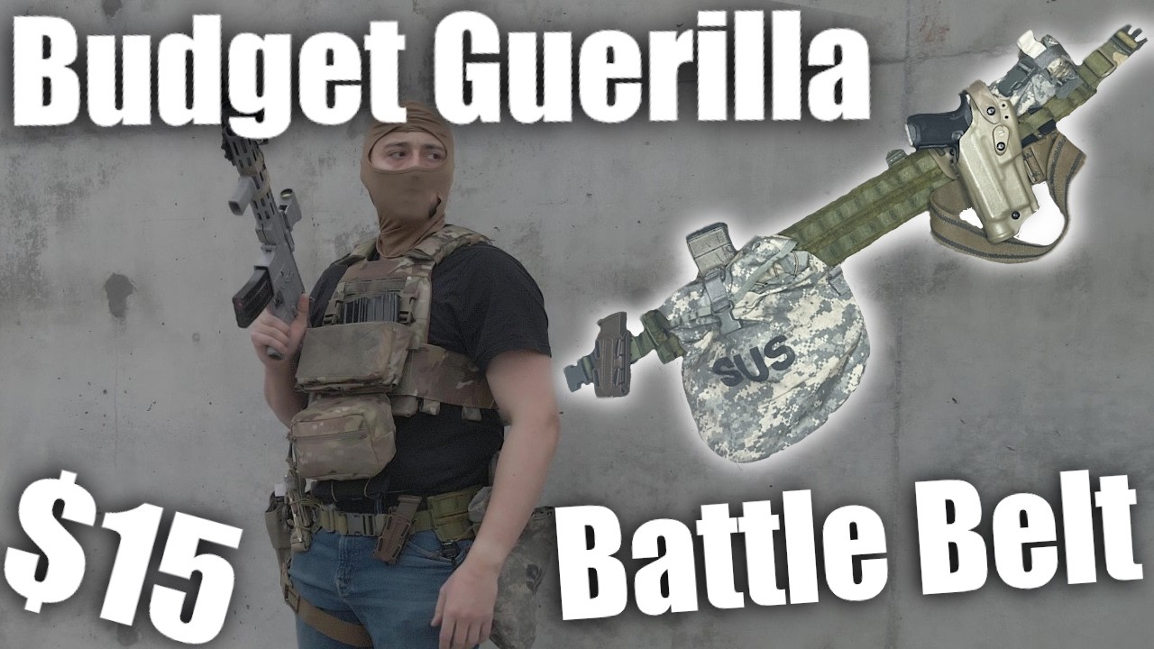 $15 GUERILLA BATTLE BELT and why you don't need it...