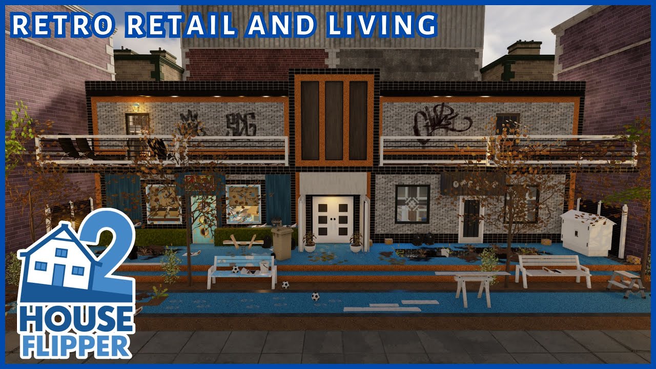 Retro Retail and Living | House Flipper 2 (custom job, community content)