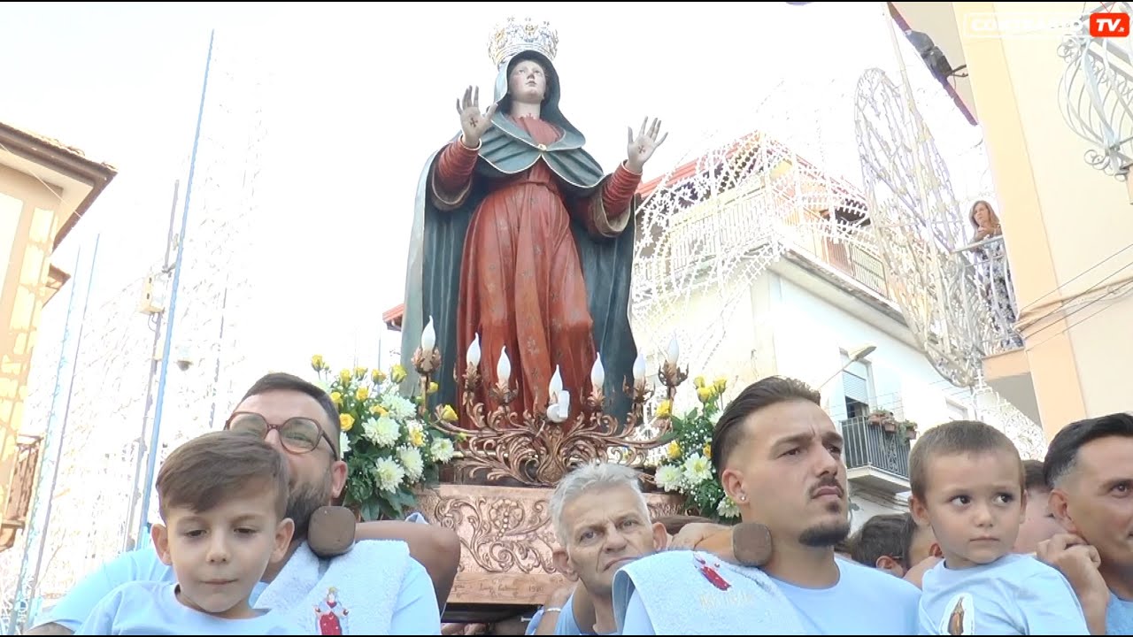 Festa Madonna della Libera, l'uscita dalla chiesa (31.08.24)