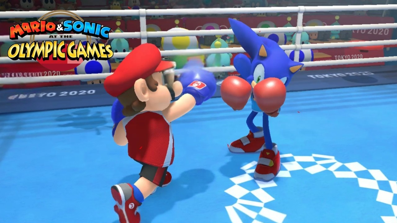 Boxing Hard Gameplay Mario & Sonic At The Olympic Games Tokyo 2020 Mario VS Sonic & Bowser VS Donkey