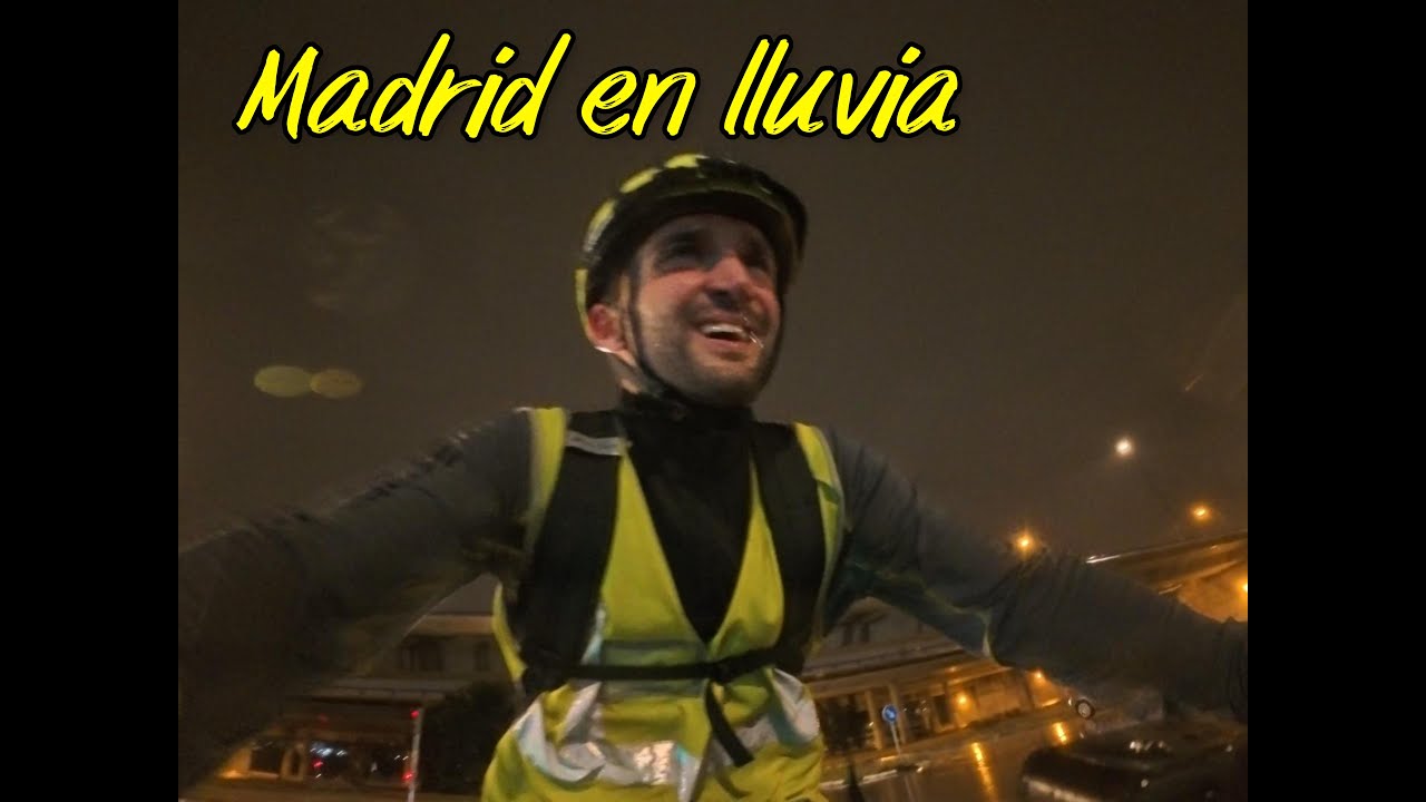 🚴🌧️🌆 Lluvia y mi cara feliz