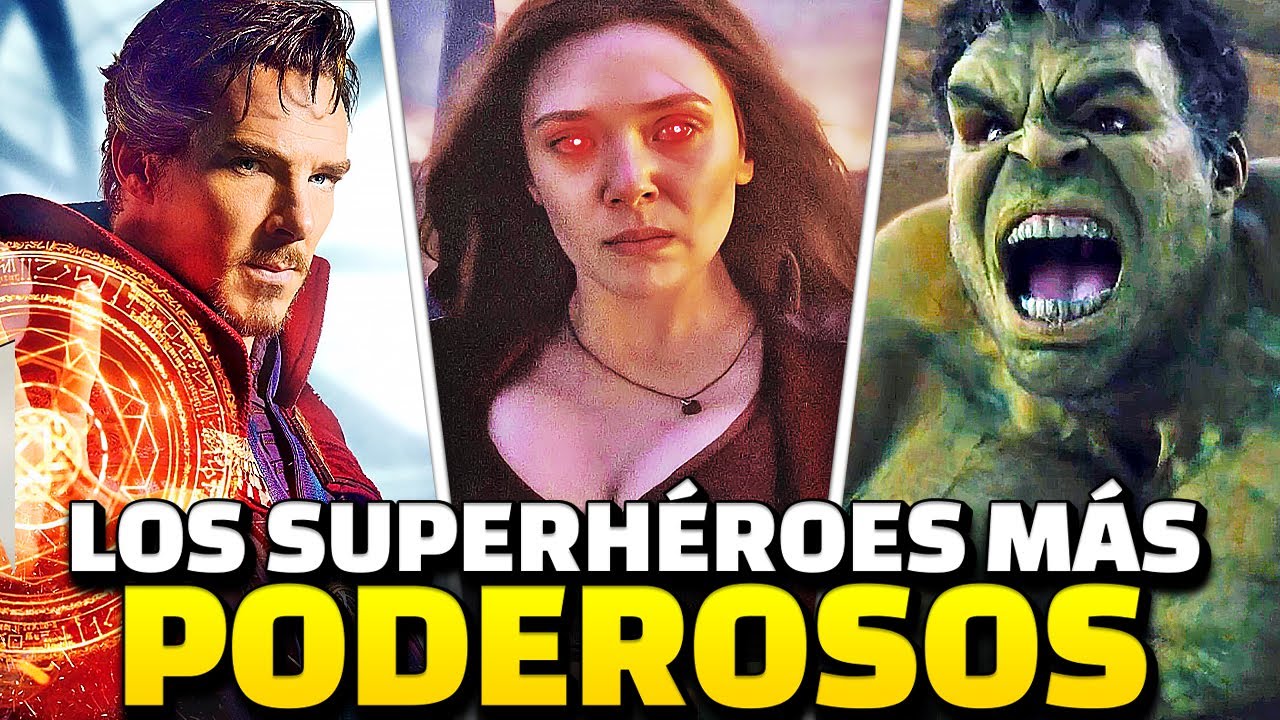 Los 15 Superh&eacute;roes M&aacute;s PODEROSOS del Universo Cinematogr&aacute;fico de MARVEL