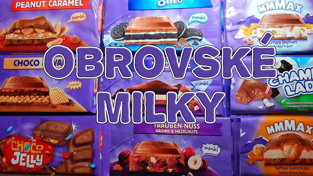 OBROVSKÁ RECENZE OBROVSKÝCH ČOKOLÁD MILKA!