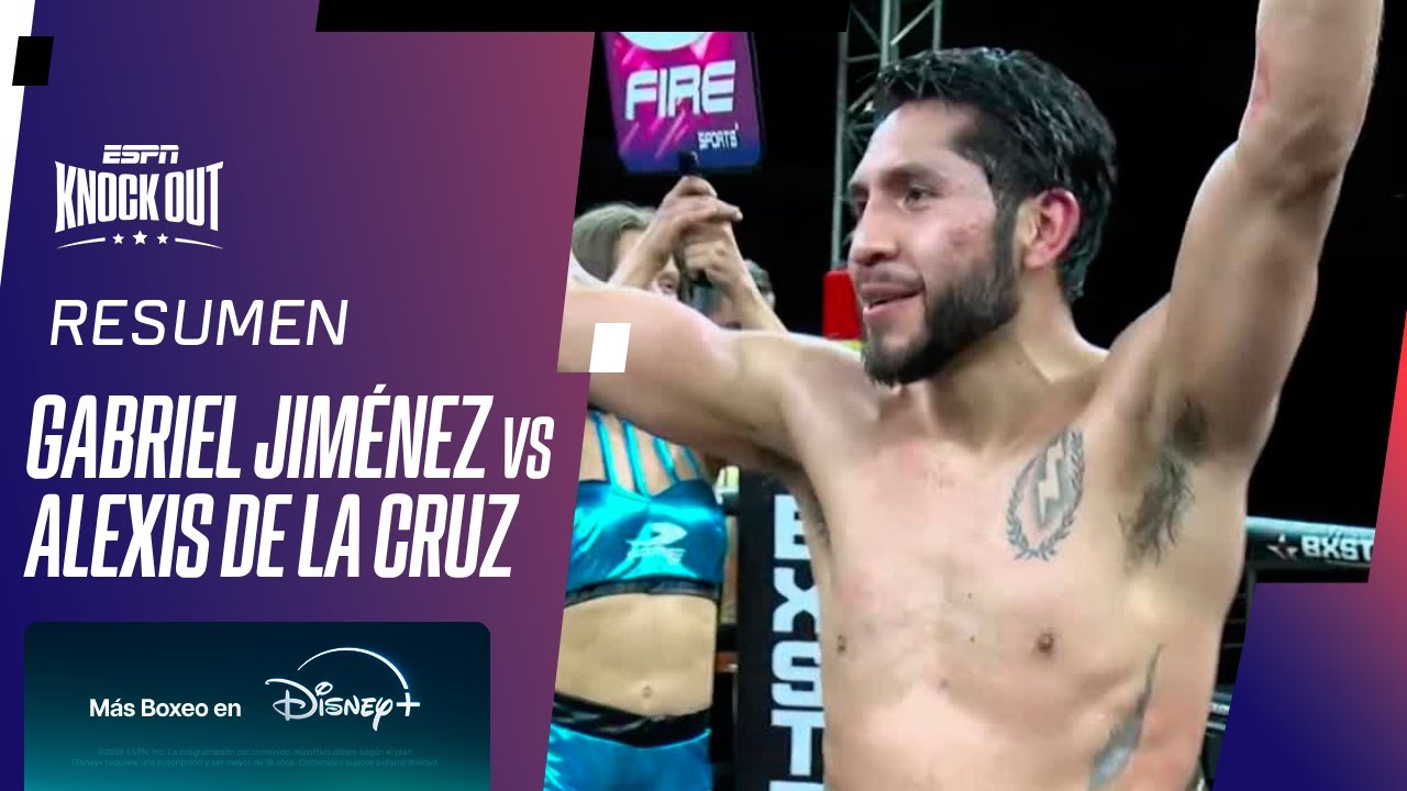 GABRIEL JIM&Eacute;NEZ VS. ALEXIS DE LA CRUZ // RESUMEN PELEA