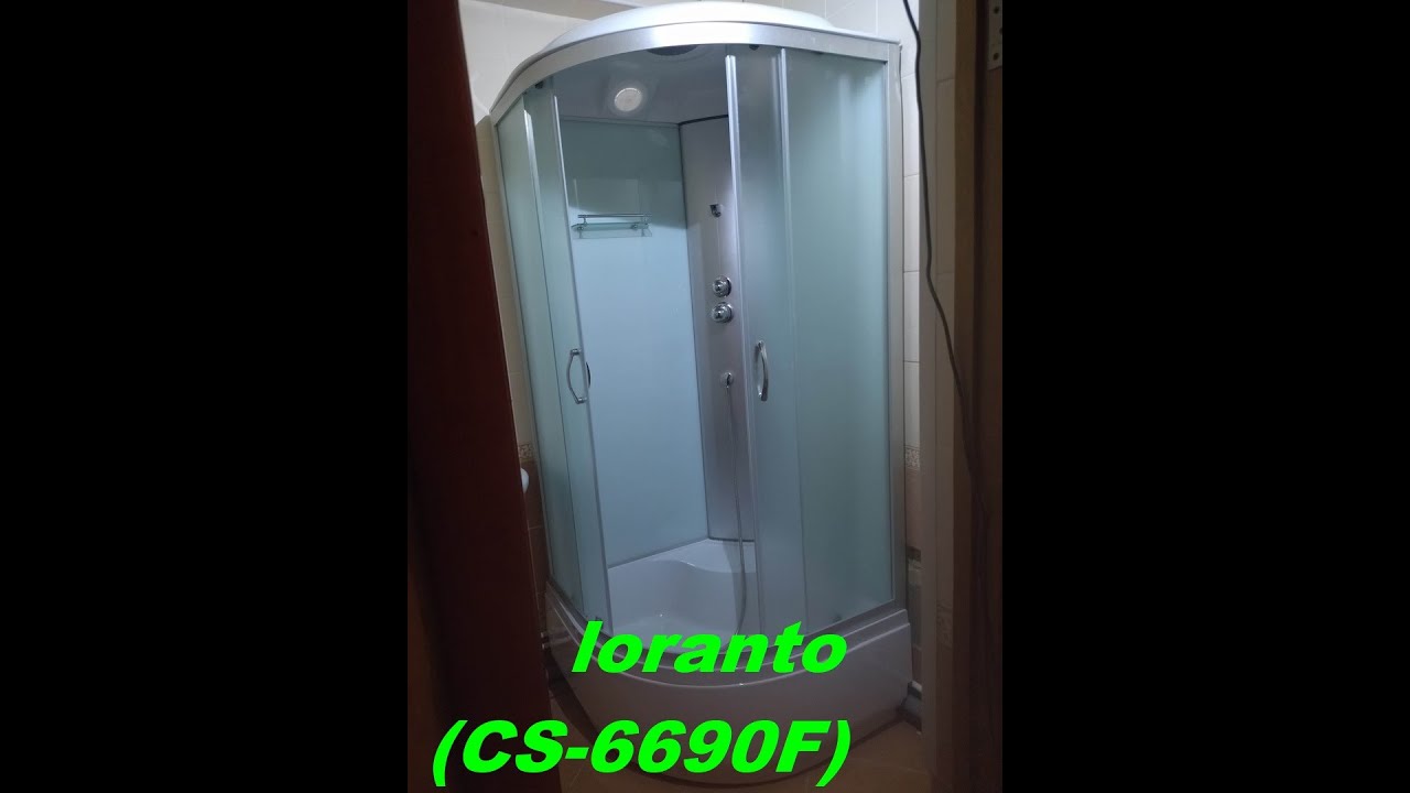 Установка душевой кабины  \ loranto CS 6690F \