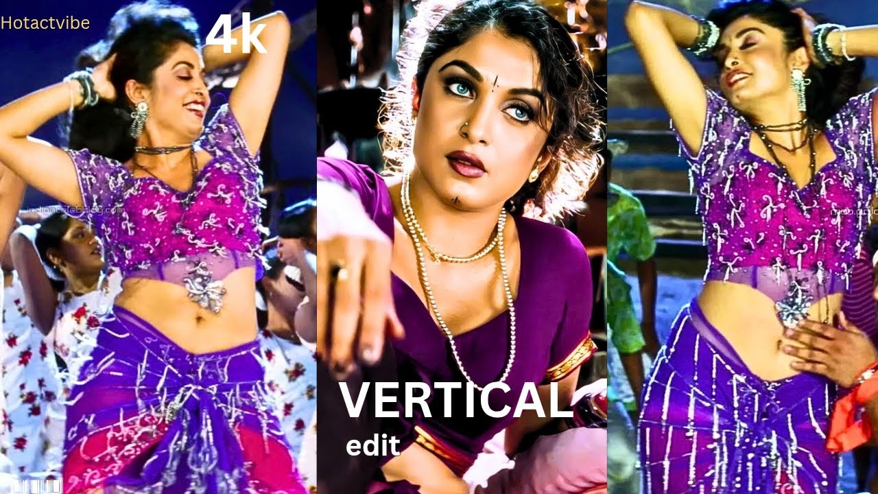 Ramya Krishnan | Chinnadamme Cheekulu | Vertical Video | Simhadri | Info | 4K | hotactvibe 