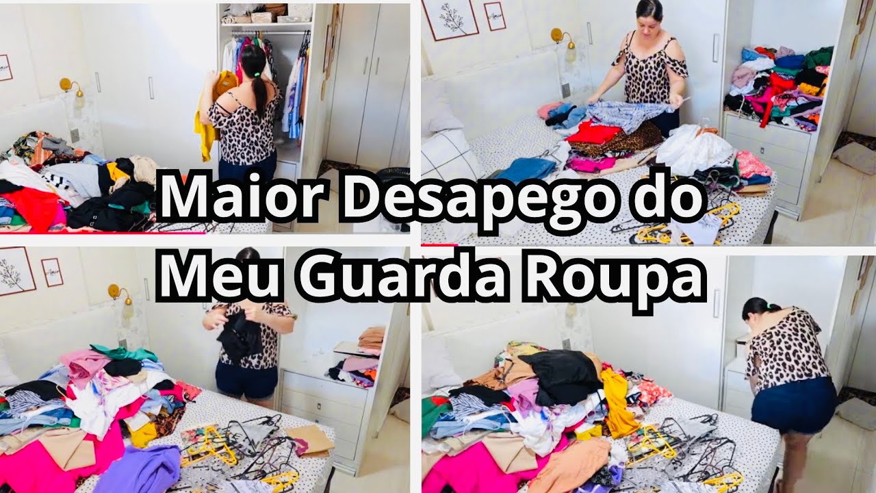 Destralhe e Organização do Guarda-roupa/Maior Desapego de 2025