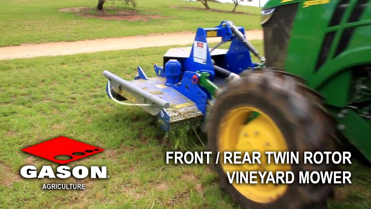 Gason Agriculture - Front / Rear Twin Rotor Vineyard Mower