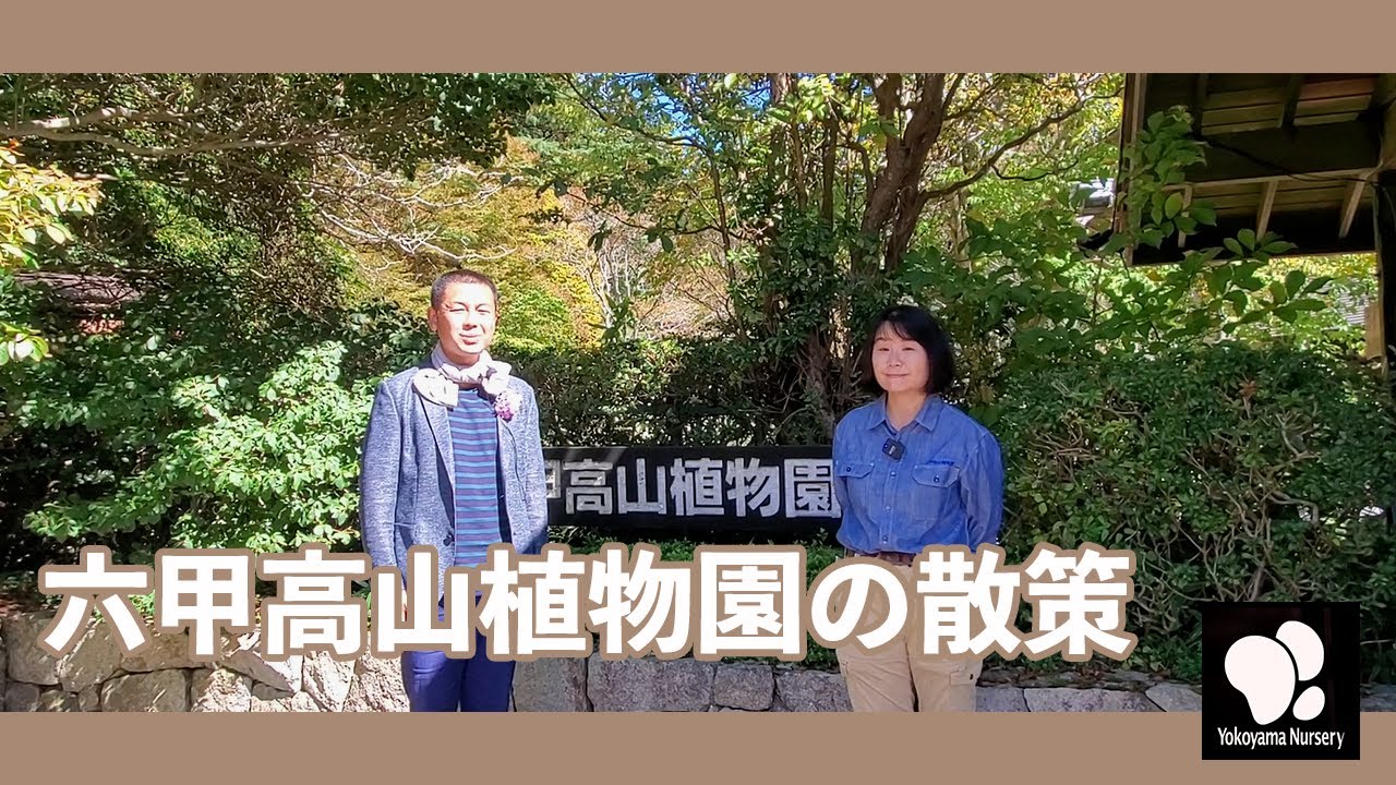 槙山直樹と六甲高山植物園の散策　◆横山園芸 公式◆