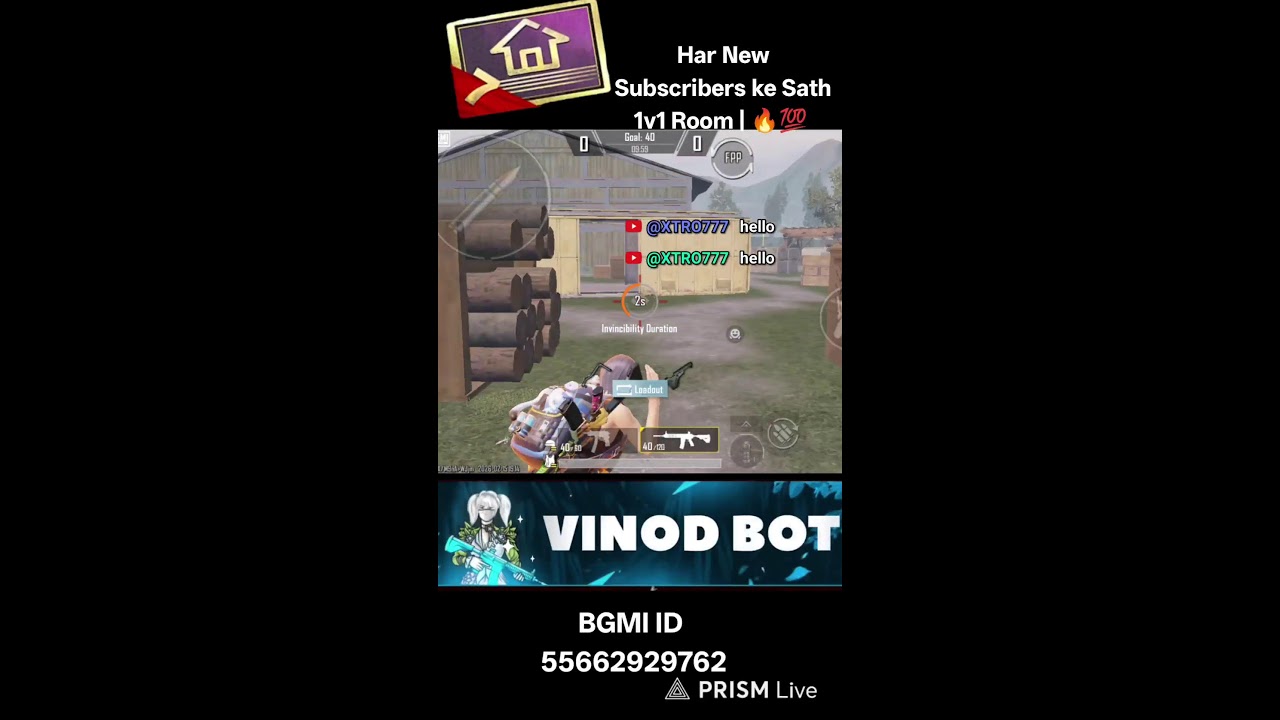 Vinod Bot Live 😎 | BGMI me Noob Public Ki Dhulai 😂