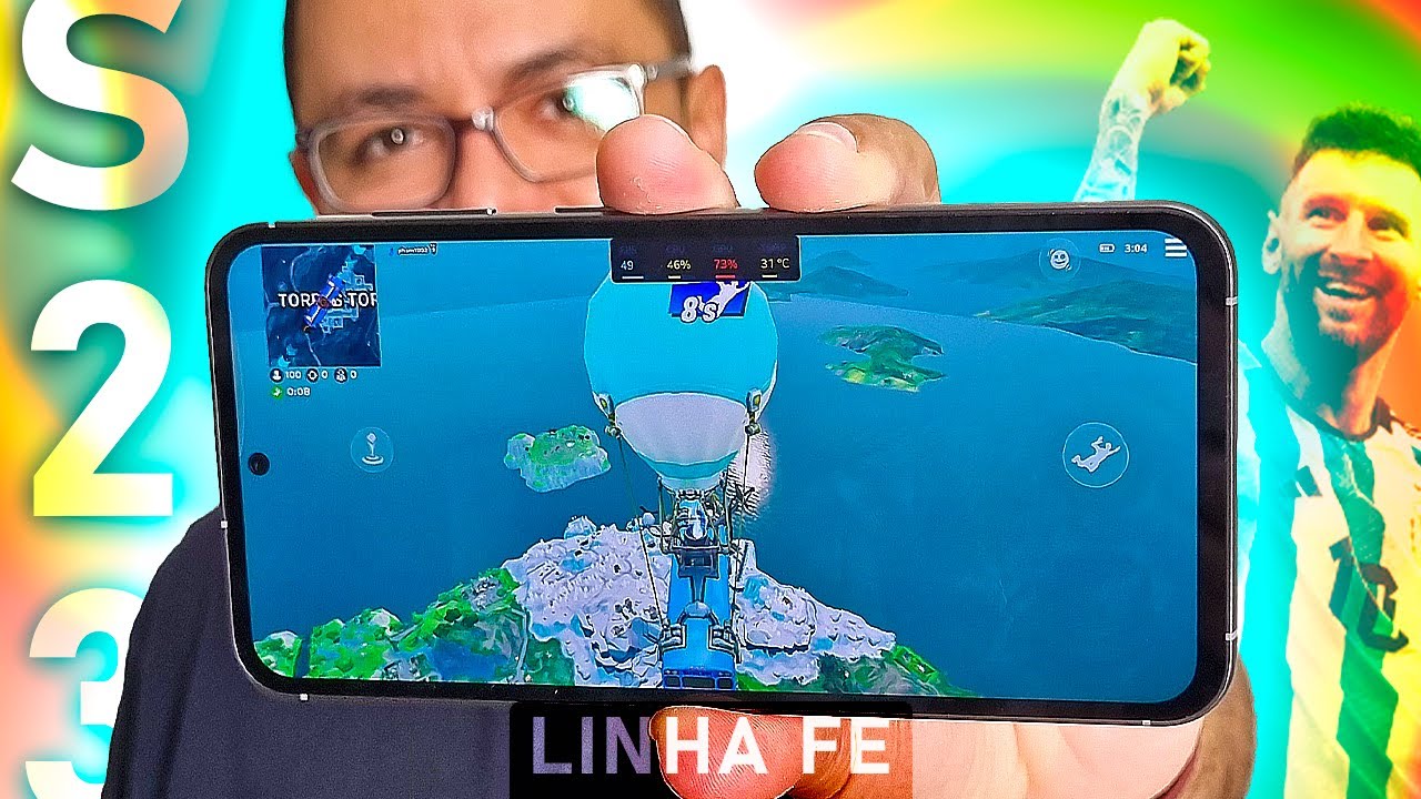 GALAXY S23 FE: Testando JOGOS Leves e Pesados! (Aguentou?)