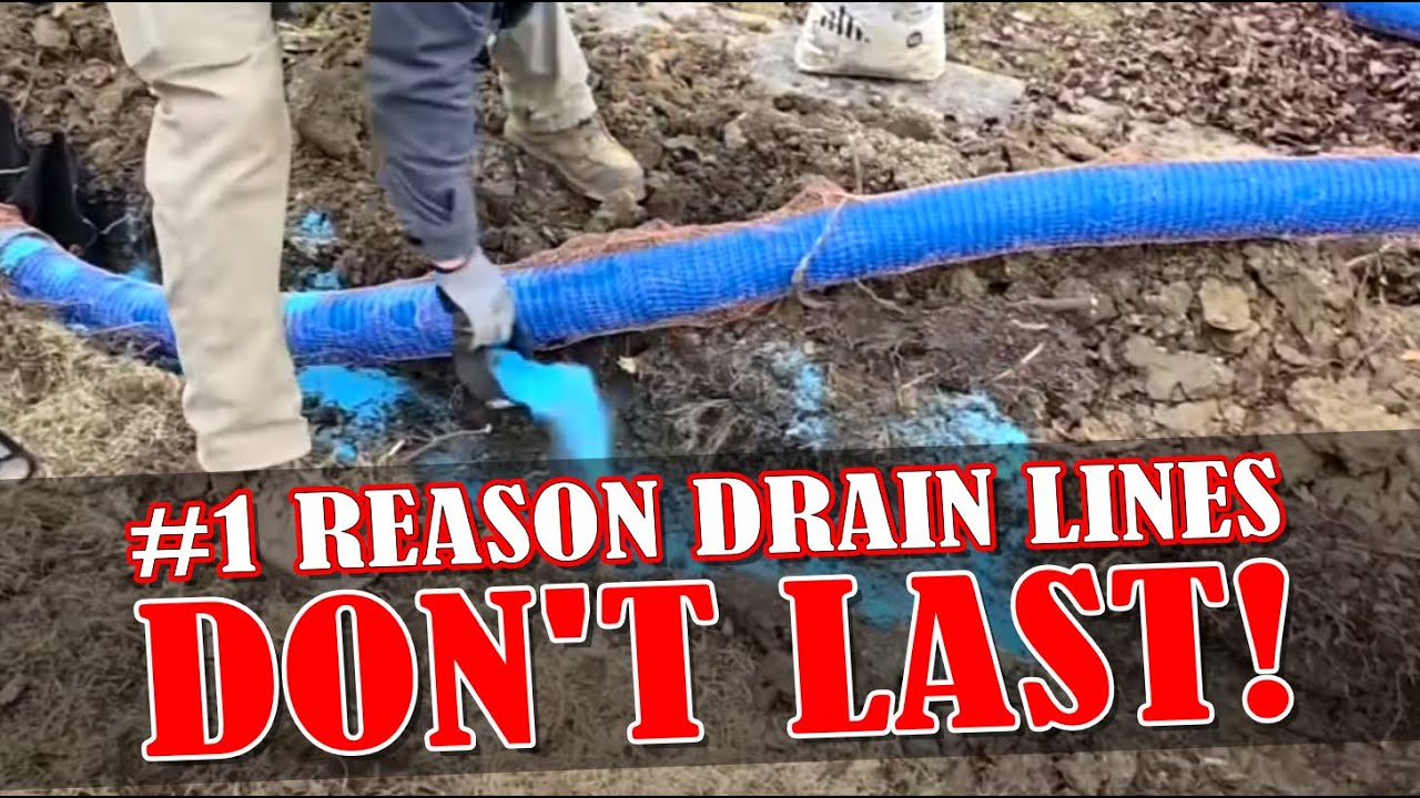 Downspout Drainage Line Must Dos;  to Last Forever