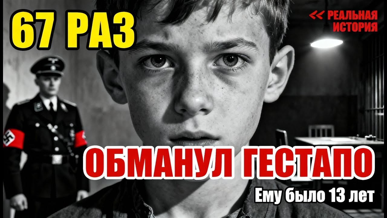 СОВЕТСКИЙ МАЛЬЧИК, который ОБМАНУЛ ГЕСТАПО 67 раз