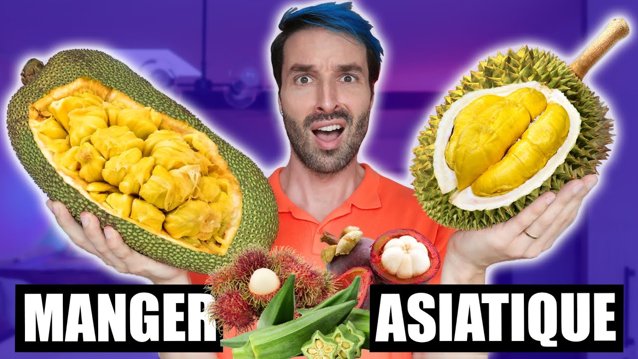 Je mange que de la NOURRITURE ASIATIQUE pendant 24h (DURIAN, FRUIT DU JACQUIER)