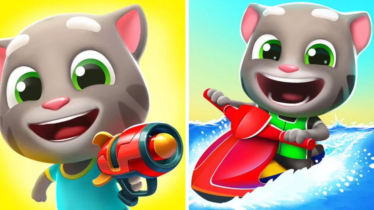 Talking Tom Blast Park Vs Talking Tom Jetski2 📢🫧🌀🌊 Walkthrough Max Gameplay PP3257