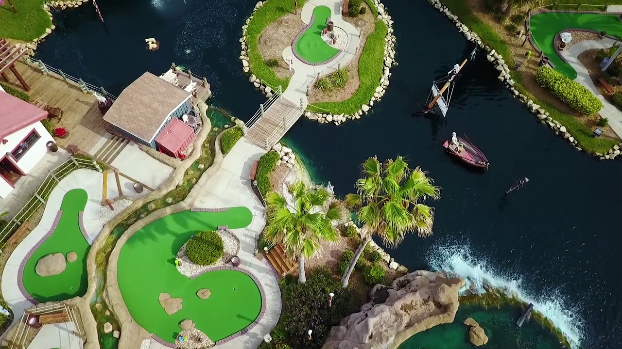 Pirates Cove Miniature Golf Construction Project