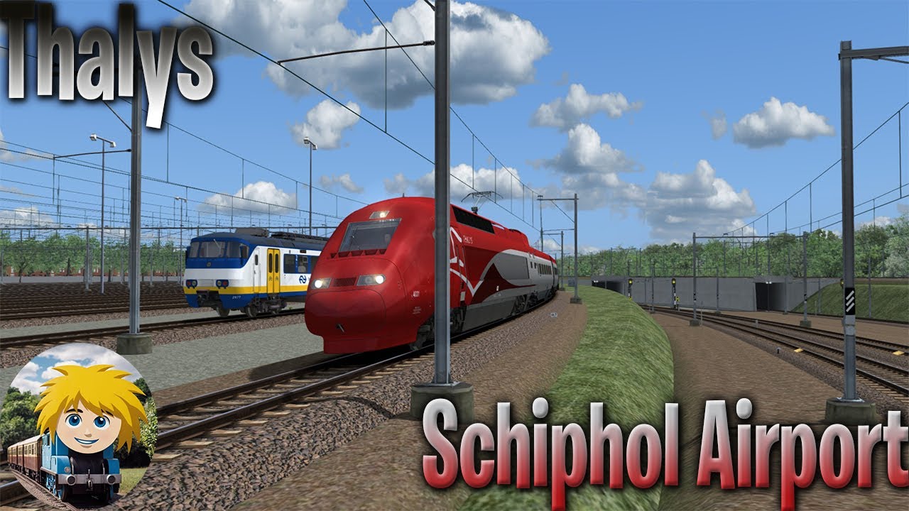 Met de Eurostar (Thalys) naar Schiphol Airport!! - Train Sim Classic 2024