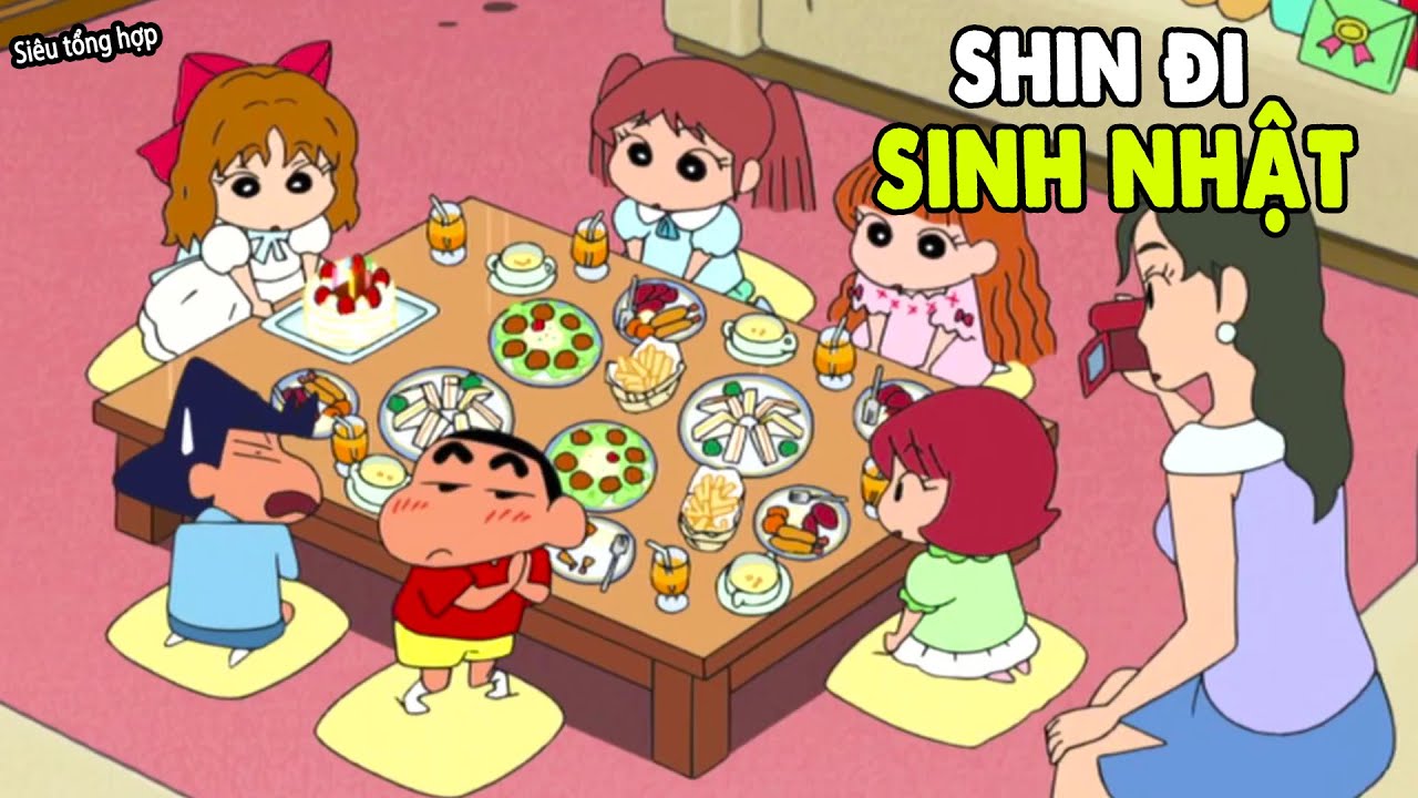 Siêu Tổng Hợp Shin #143- Thử Thách Cấm Cười Khi Ăn | Shin Tập Mới Để Ăn Cơm | Shin Cậu Bé Bút Chì