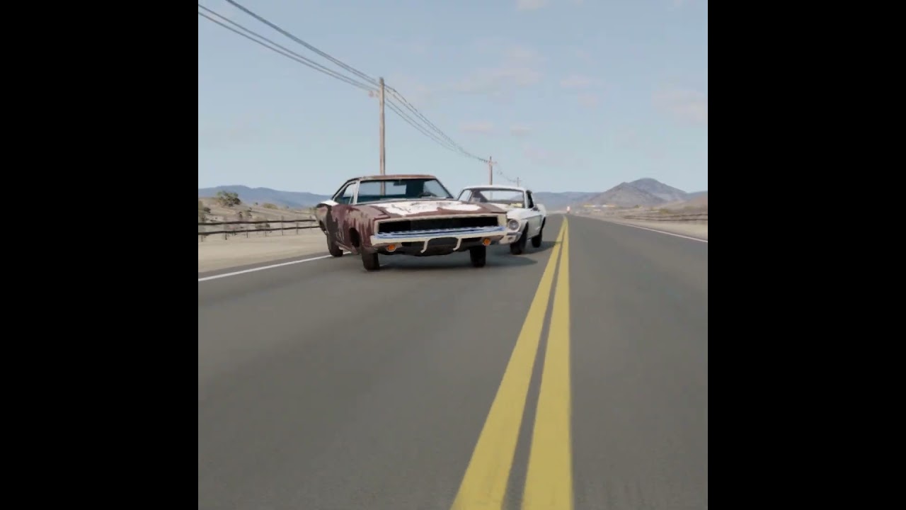 BeamNG.drive | Muscle cars PIT maneuver 