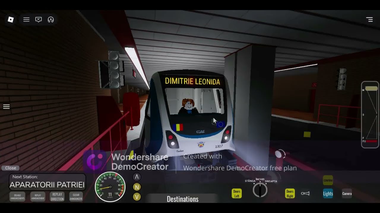 Metro Mania| Driving a CAF BM3 subway from Piata Romana to Aparatorii Patriei