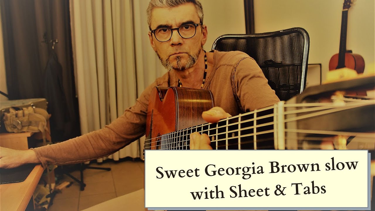 Django's Sweet Georgia Brown slow with Sheet & Tabs