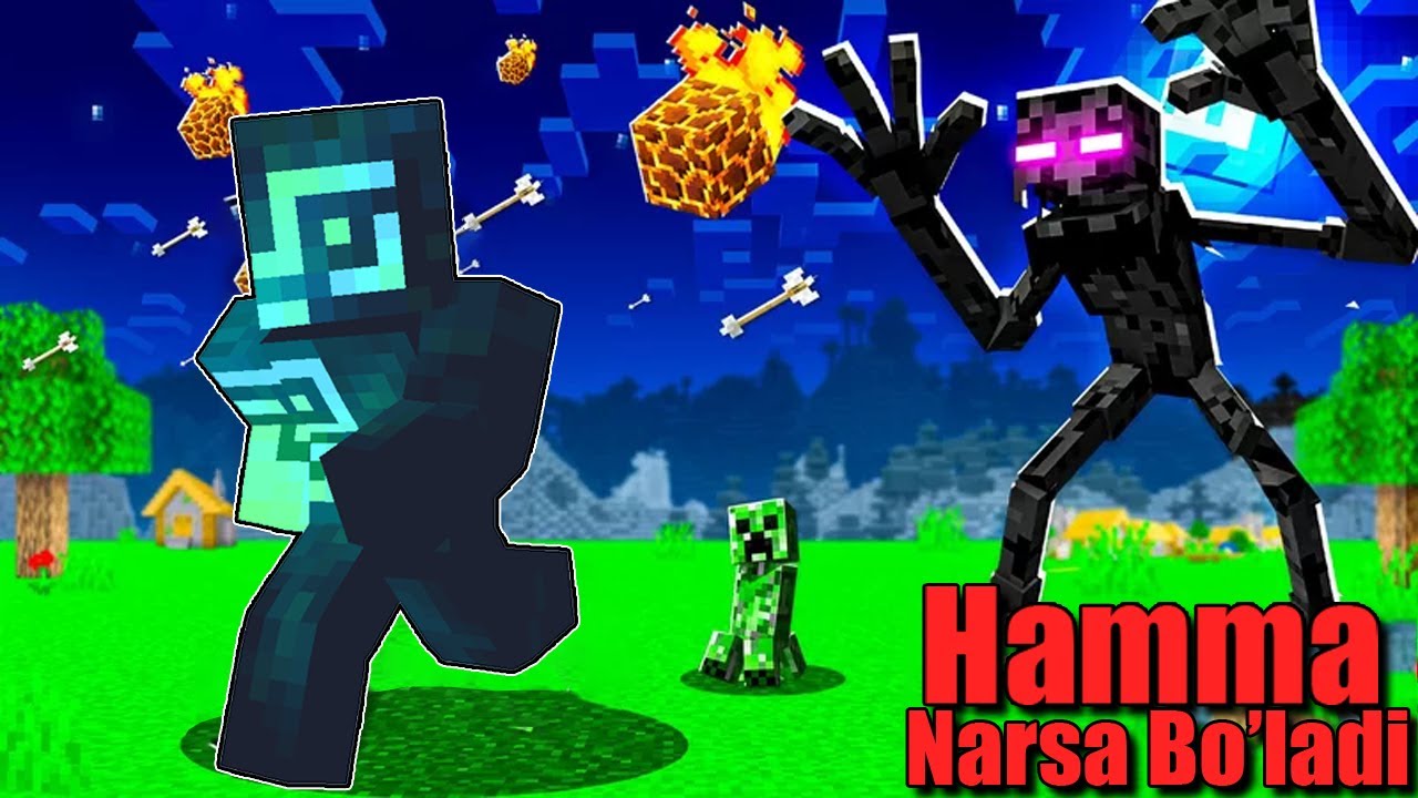 Minecraft lekin hamma narsa bo'lishi munkin 😲 #Kayzo Uzbekcha minecraft
