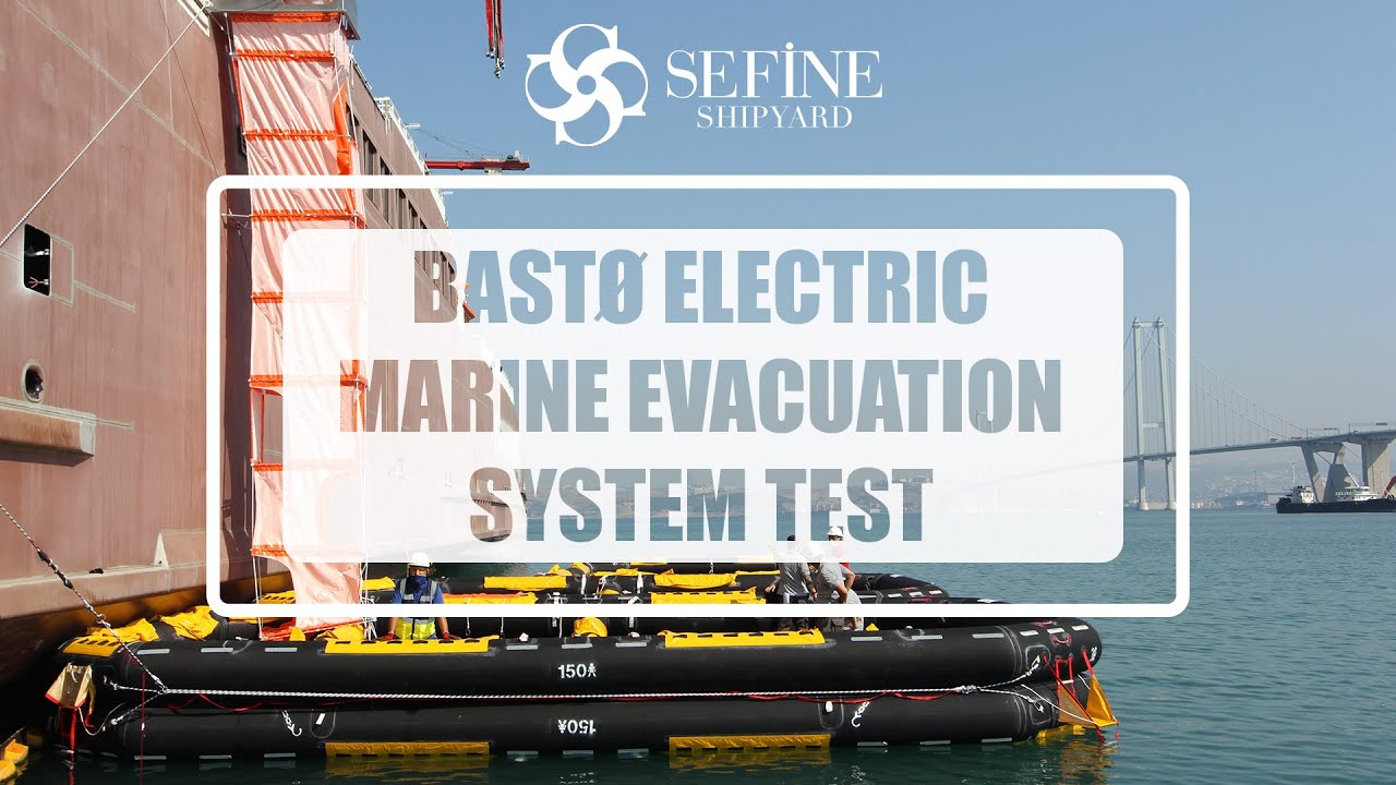 'Bastø Electric' Marine Evacuation System Test