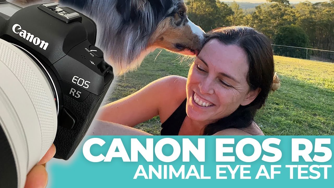 Pet Photographer Tests Out Animal AF on the Canon EOS R5 Mirrorless!