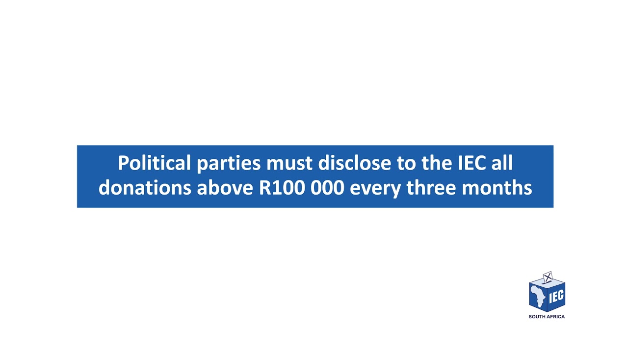 New Political Party Funding Act takes effect and ensures greater transparency