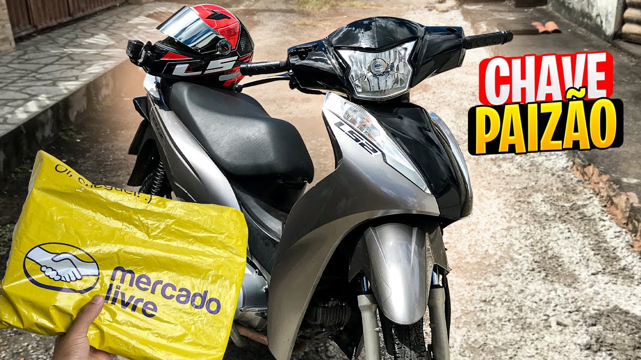 LANCEI NOVOS ACESSÓRIOS NA BIZ 125 SÓ OS PUROS CHAVE DE VERDADE