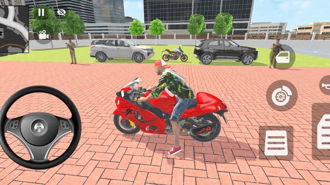 🎮Franklin order by 1️⃣ fortuner, black car, KTM Duke in indian 🇮🇳 theft auto simulator 🎮
